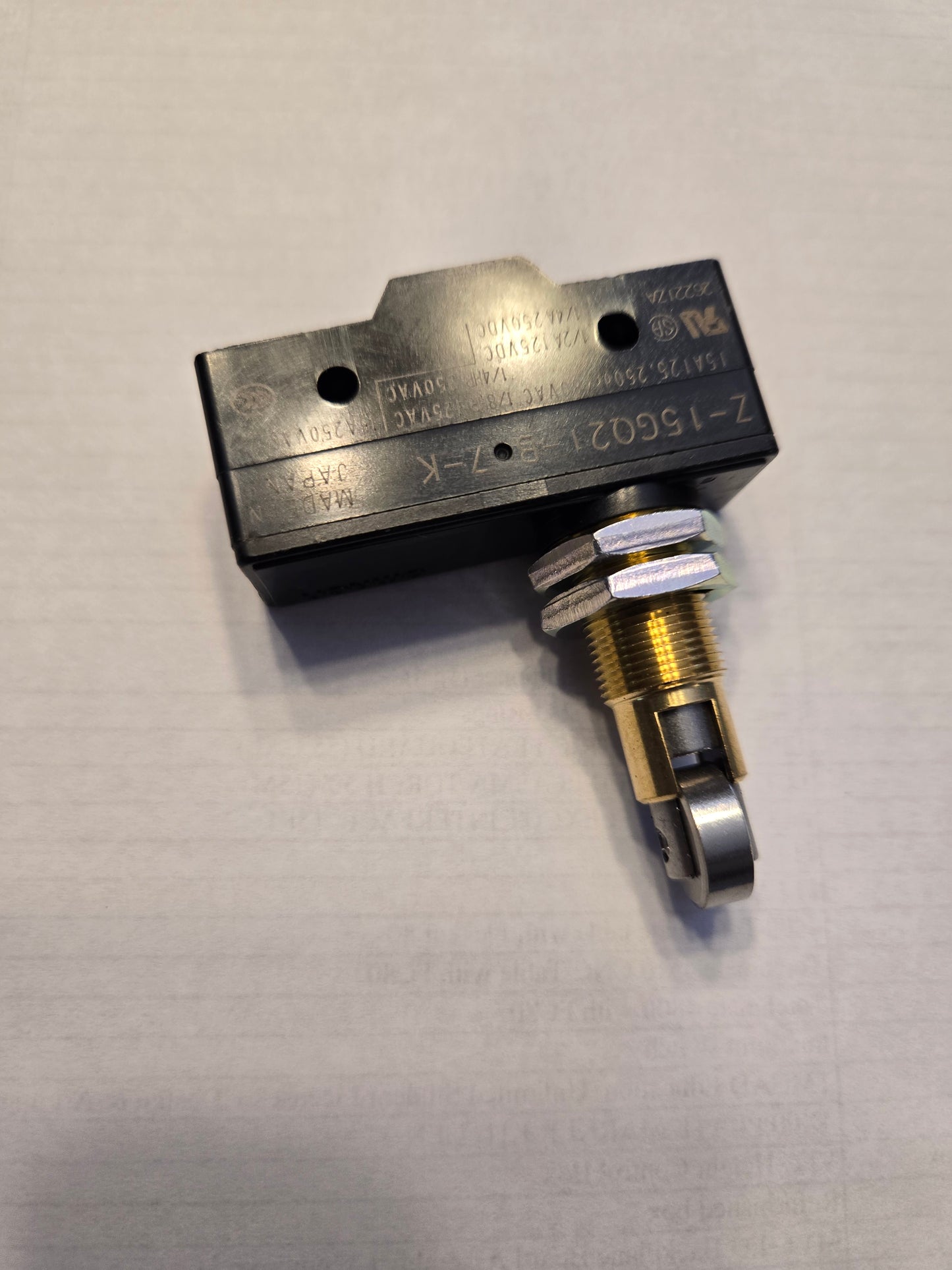 Lincoln Electric Limit Switch, Snap Action, 15A 90 degree