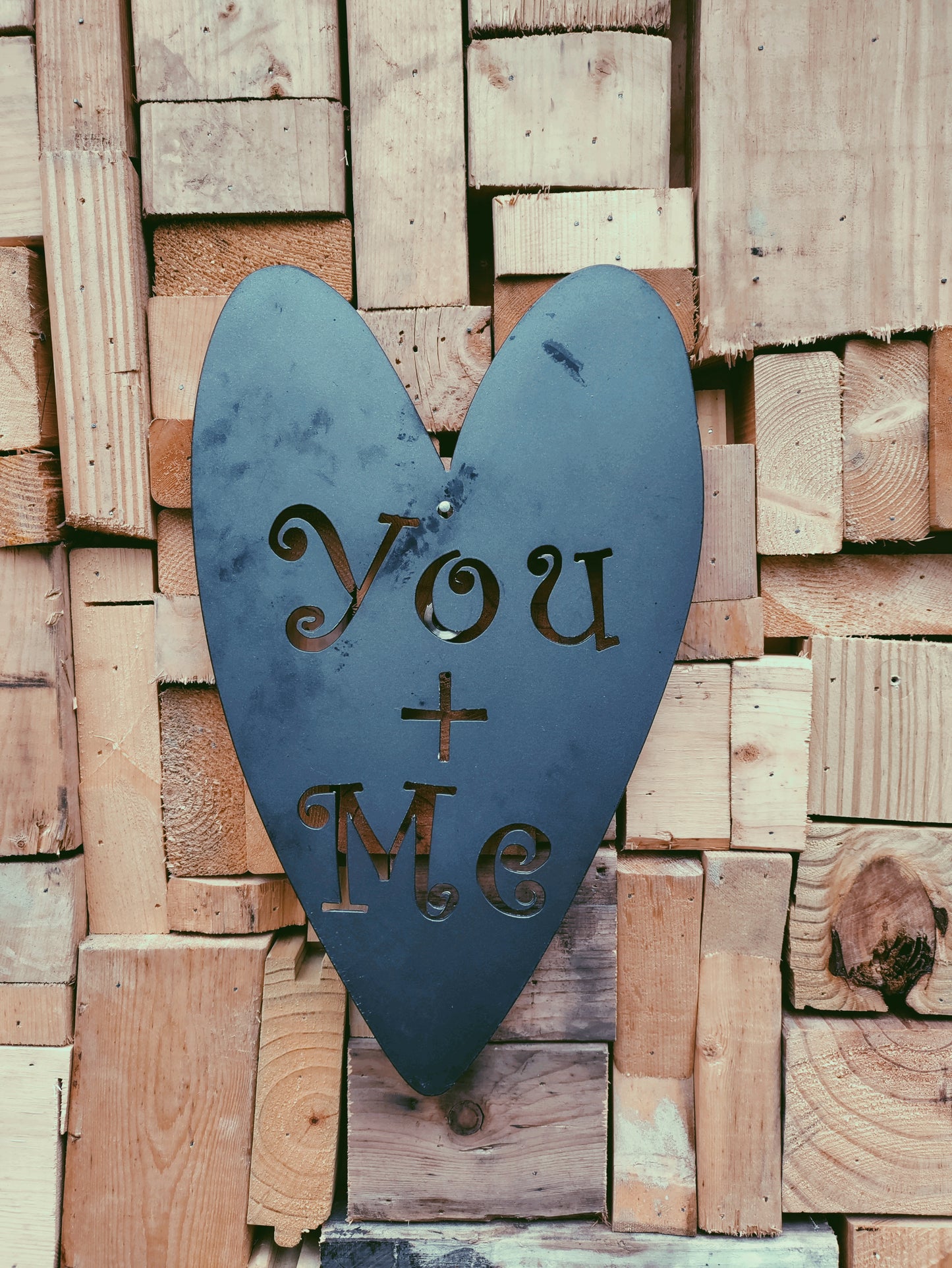 Cutting Edge Design LLC You & Me inside of a Heart