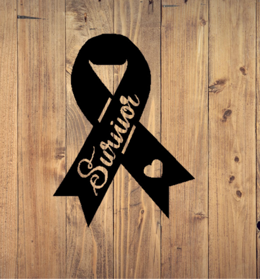 Cutting Edge Design LLC Survivor Ribbon
