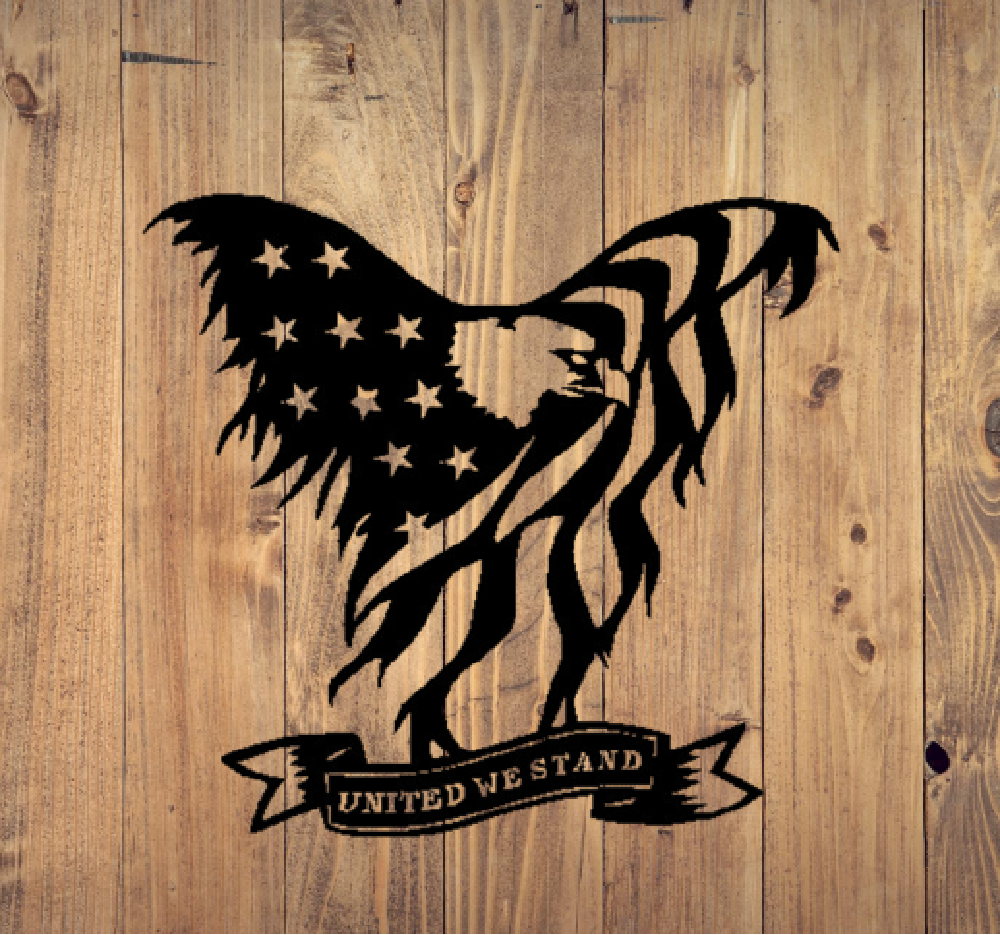 Cutting Edge Design LLC United We Stand - American Eagle