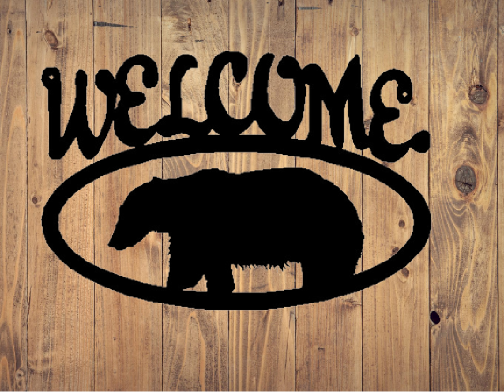 Cutting Edge Design LLC Welcome Bear - Large