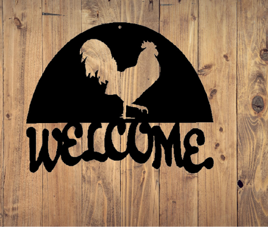 Cutting Edge Design LLC Welcome Rooster - Small