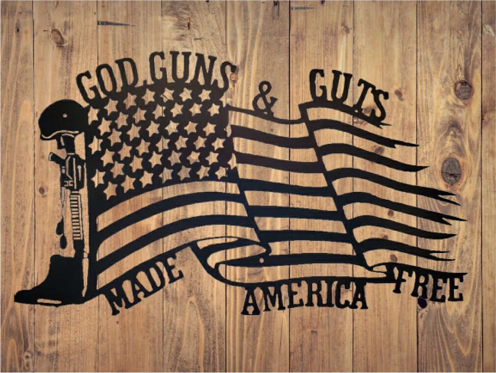 God, Guns & Guts - Cutting Edge Design LLC