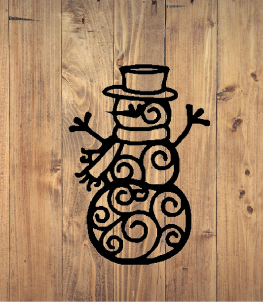 Snowman A - Cutting Edge Design LLC