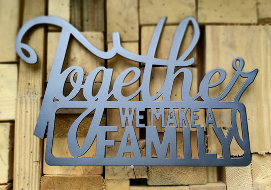 Together we make a family - Cutting Edge Design LLC