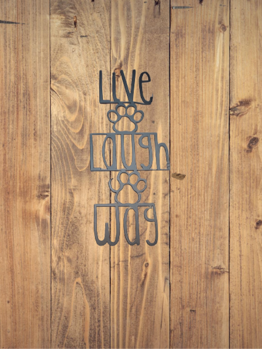 Live, Laugh, Wag - Cutting Edge Design LLC