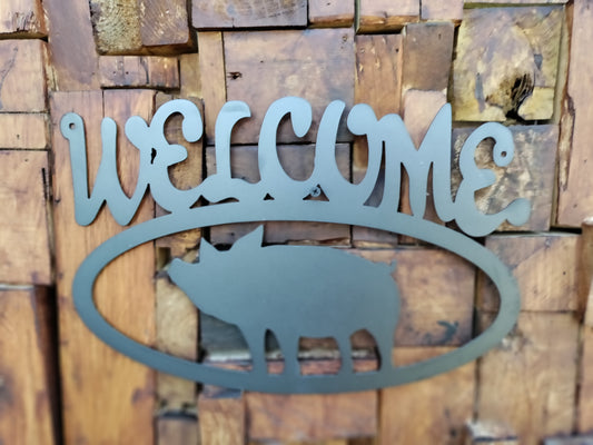 Welcome Pig - Large - Cutting Edge Design LLC